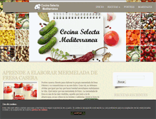Tablet Screenshot of cocina-selecta.com